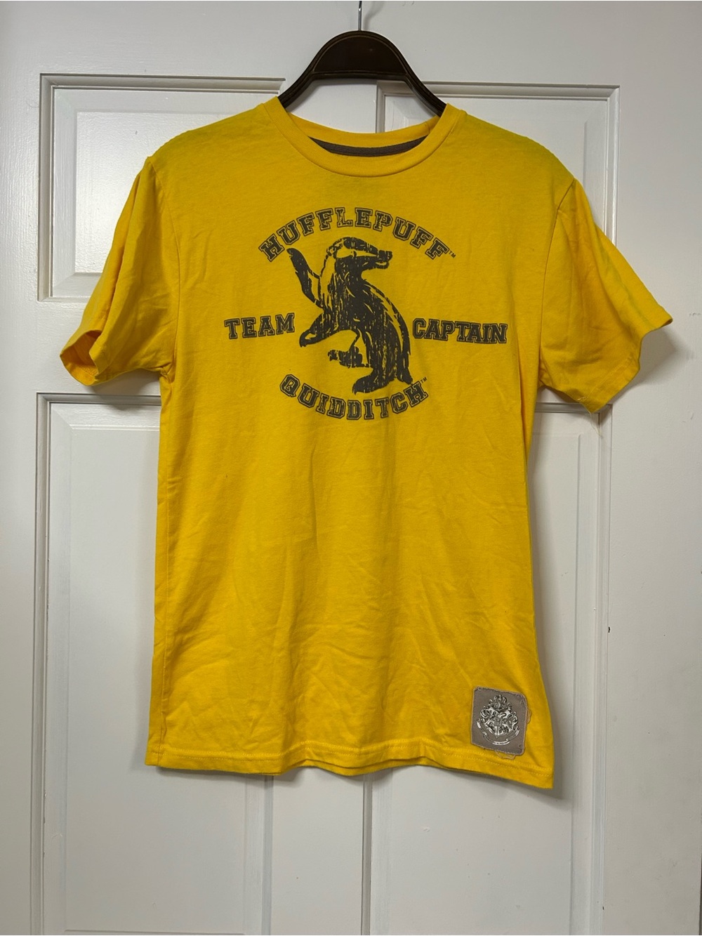 Warner Bros. Hufflepuff Team Captain Yellow Graphic Tee